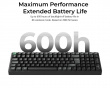 K4 Ultra 96% 8K Trådlöst Tangentbord - Svart [Keychron Apex Red]