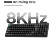 K4 Ultra 96% 8K Trådlöst Tangentbord - Svart [Keychron Apex Red]