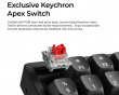 K4 Ultra 96% 8K Trådlöst Tangentbord - Svart [Keychron Apex Brown]