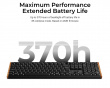 K5 Ultra Low-Profile 100% 8K Trådlöst Tangentbord - Wood Black [Keychron Milk POM Red]