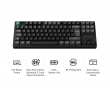 K8 Ultra 80% 8K Trådlöst Tangentbord - Svart [Keychron Apex Red]