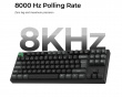 K8 Ultra 80% 8K Trådlöst Tangentbord - Svart [Keychron Apex Red]