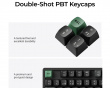 K8 Ultra 80% 8K Trådlöst Tangentbord - Svart [Keychron Apex Red]