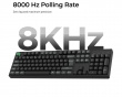 K10 Ultra 100% 8K Trådlöst Tangentbord - Svart [Keychron Apex Brown]
