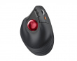 EM05 NL Vertikal Trådlös Trackball Mus - Svart/Röd