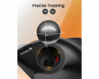 EM05 NL Vertikal Trådlös Trackball Mus - Svart/Röd