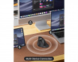 EM05 NL Vertikal Trådlös Trackball Mus - Svart/Blå