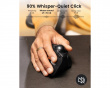 EM05 NL Vertikal Trådlös Trackball Mus - Svart