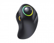 EM03 Trådlös RGB Trackball Mus - Svart
