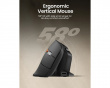EM11 Pro Ergonomisk Vertikal Mus - Svart