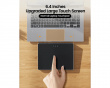 T1 Plus Trådlös Touchpad - Rymdgrå