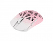 Beast X Max V2 Trådlös Gamingmus - Rosa/Vit
