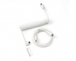 Coiled Aviator Kabel Angled 8K - Vit
