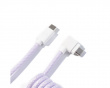 Coiled Aviator Kabel Angled 8K - Ljuslila
