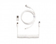Coiled Aviator Kabel Straight 8K - Vit