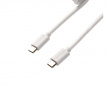 Coiled Aviator Kabel Straight 8K - Vit