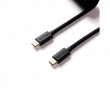 Coiled Aviator Kabel Straight 8K - Svart
