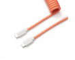 Coiled Aviator Kabel Straight 8K - Rosa Orange