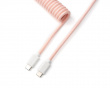 Coiled Aviator Kabel Straight 8K - Ljusrosa