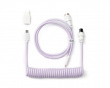Coiled Aviator Kabel Straight 8K - Ljuslila