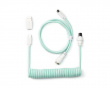 Coiled Aviator Kabel Straight 8K - Mint