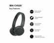 WH-CH530 Trådlösa On-Ear hörlurar - Svart