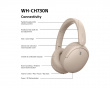 WH-CH730 Trådlösa brusreducerande Bluetooth-hörlurar - Beige