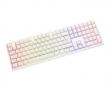 Zero Trådlös (Tri-mode) Fullsize RGB-tangentbord - Vit - [Cherry MX2A Speed Silver]