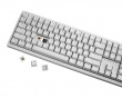 Zero Trådlös (Tri-mode) Fullsize RGB-tangentbord - Vit - [Cherry MX2A Speed Silver]