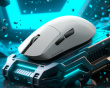 M9 Trådlös Gamingmus - Vit