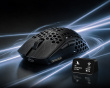 M6 Trådlös Carbon Fiber Gamingmus - Svart