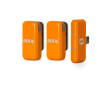 Wireless Micro USB-C Mikrofonsystem - Orange