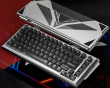 A75Ultra - 75% Magnetiskt ANSI-tangentbord [QIAN] - Silver Black