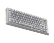 A75Ultra - 75% Magnetiskt ANSI-tangentbord [QIAN] - Silver White