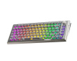 A75Ultra - 75% Magnetiskt ANSI-tangentbord [QIAN] - Silver White