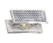 A75Ultra - 75% Magnetiskt ANSI-tangentbord [QIAN] - Silver White