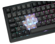 M1 V5 Trådlöst Tangentbord - Black & Silver [V3 Purple Pro Tactile]