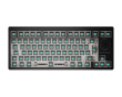 80HE+ Tangentbord - Zinc Alloy Black [Lekker Tikken] - ISO