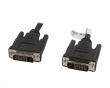 DVI-D till DVI-D (24+1) Dual Link Kabel 1.8 Meter