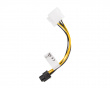 HDD Molex (Hane/Hona) 3 Pin till BTX 6 Pin PSU Kabel 15cm