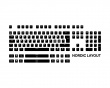 Prism PBT Double-shot Pudding Keycap Set Nordisk - Svart (DEMO)