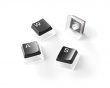 Prism PBT Double-shot Pudding Keycap Set Nordisk - Svart (DEMO)