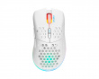 WM80 Trådlös RGB Gamingmus Ultralätt - Vit (DEMO)