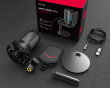 AMPLIGAME USB Gaming Mikrofon RGB (PC/PS4/PS5) - Svart (DEMO)