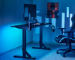Heavy Duty RGB Gaming Skrivbord 136 x 60 cm - Svart (DEMO)