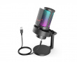 AMPLIGAME A8 USB Gaming Mikrofon RGB (PC/PS4/PS5) - Svart (DEMO)