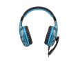 Hellcat Stereo Gamingheadset Blå-LED - Svart/Blå (DEMO)