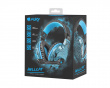 Hellcat Stereo Gamingheadset Blå-LED - Svart/Blå (DEMO)