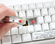 ONE 3 Mini Pure White RGB Hotswap Tangentbord [MX Silent Red] (DEMO)