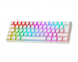 WK90 RGB 60% Hotswap Mekaniskt Tangetbord [Pink Linear] - Vit  (DEMO)